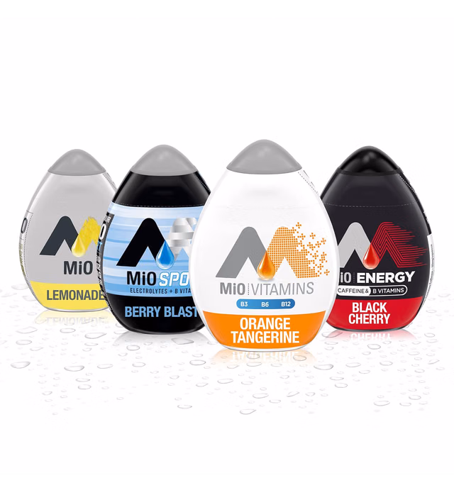 MiO Sugar-Free Versatile Fruit Variety Naturally Flavored Liquid Water Enhancer (8 Count 1.62 fl oz)