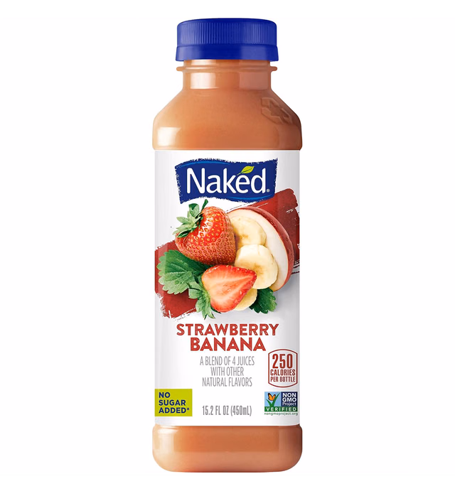 Naked Strawberry Banana, 15.2 Fl Oz Bottle