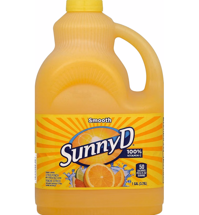 Sunny Delight, Smooth & Sweet Citrus, 128 Fl Oz Bottle