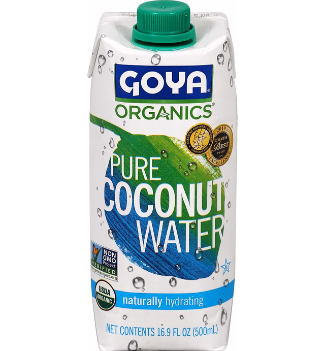 Goya Organic 100% Pure Coconut Water, 16.9 Fl oz