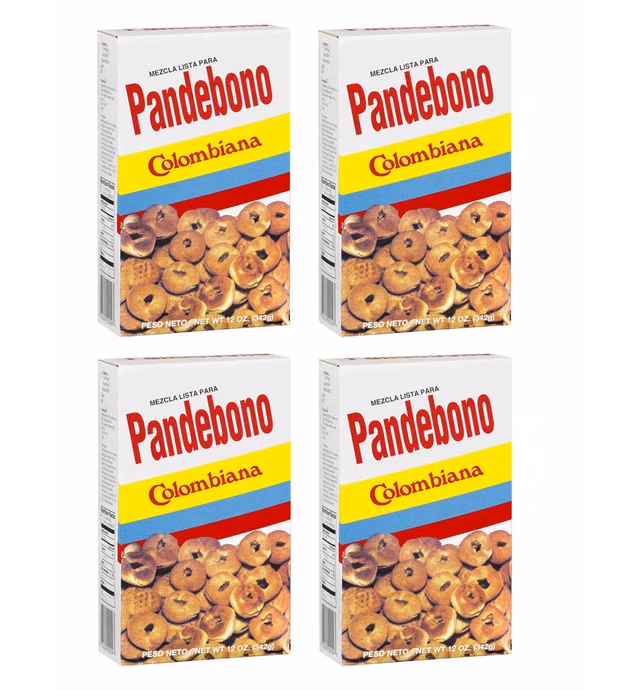 Colombiana, Pandebono 342 grs. / 12 Ounce - 4 Pack.
