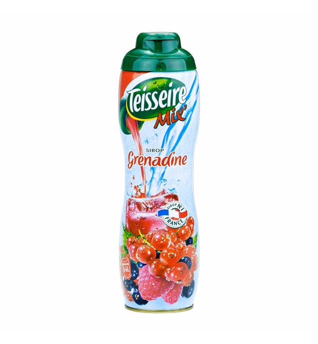 Grenadine Teisseire French Syrup Grenadine concentrate 600ml (20.3 fl oz) (2 PACK)
