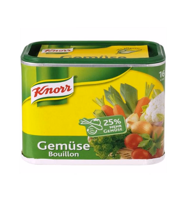 Knorr Instant Vegetable Bouillon ( Gemuse Bouillon ) - Pack of 2 Containers
