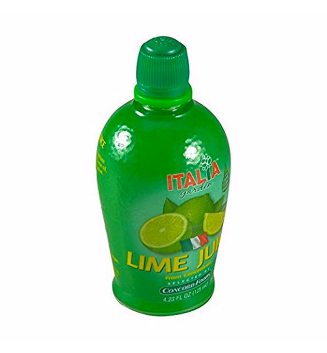 Italia Garden Italian Lime Juice with Pure Lime Essence, 4.23 Fl Oz, 125 Milliliter