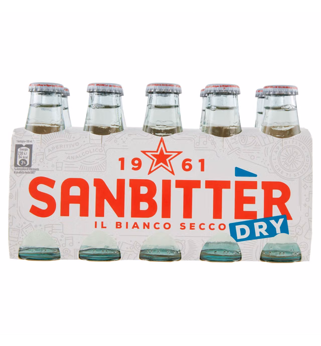 San Pellegrino: Sanbittèr Dry Aperitif 10 X 0,1l