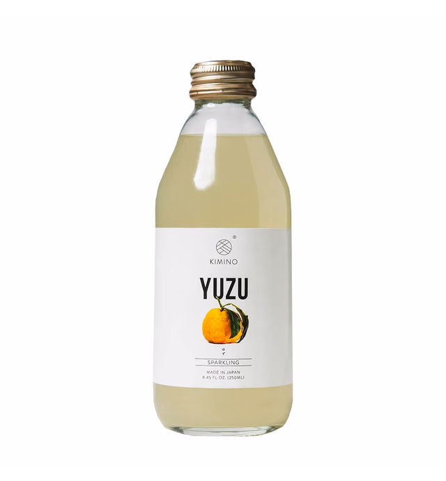 Kimino Drinks Yuzu Juice Sparkling, 8.45 Fl Oz