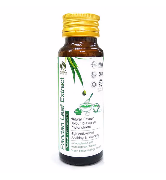 Pandan Extract Concentrate for Bakery & Beverage 60g | Standardized Plant Extract of the East,Fresh Natural Asian Gourmet Flavoring Ingredient