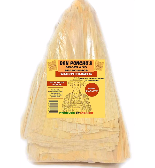 Don Ponchos - Corn Husks for Tamales 1lb