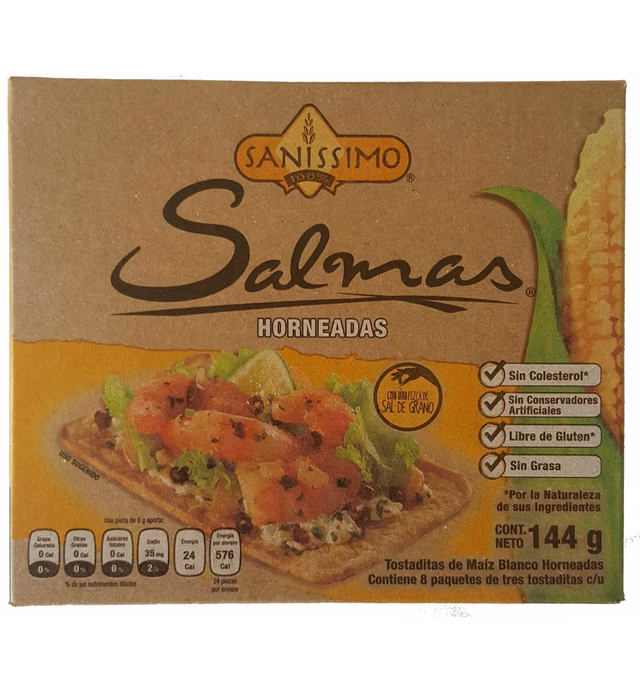 Salmas Delicious Baked Corned Tostadas