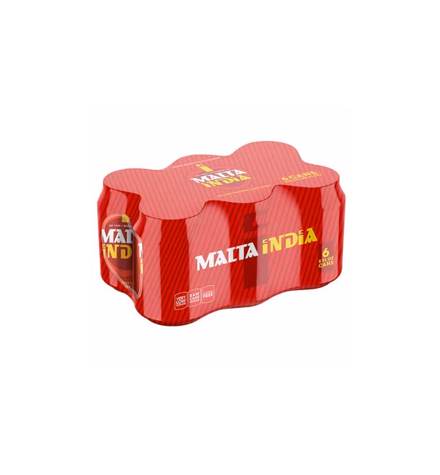 Malta India - Malt Beverage Non Alcoholic Original from Puerto Rico, 8 Ounce (Pack of 6)