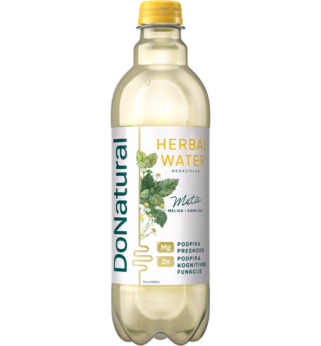 Herbal water DoNatural Mint