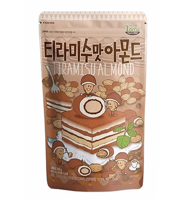 [Gilim] Tiramishu Flavor Almond 200g 티라미슈 맛 아몬드