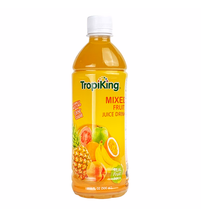 Tropiking Mixed Fruits Juice Drink, 16.9-Ounce (Pack of 24)