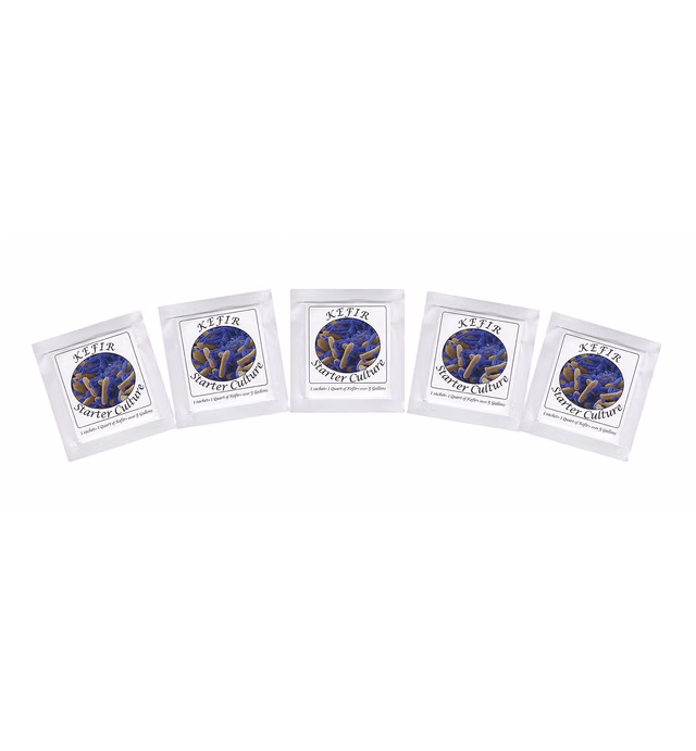 Kefir Starter Culture - Pack of 5 Freeze Dried Sachets