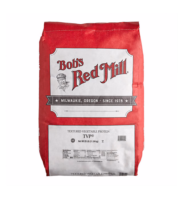 Bob's Red Mill Textured Vegetable Protein 25 lb.