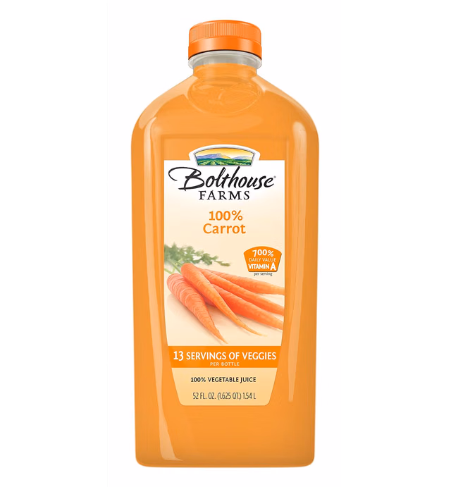 Bolthouse Farms Vegetable Juice, Carrot, 52 Fl Oz Bottle