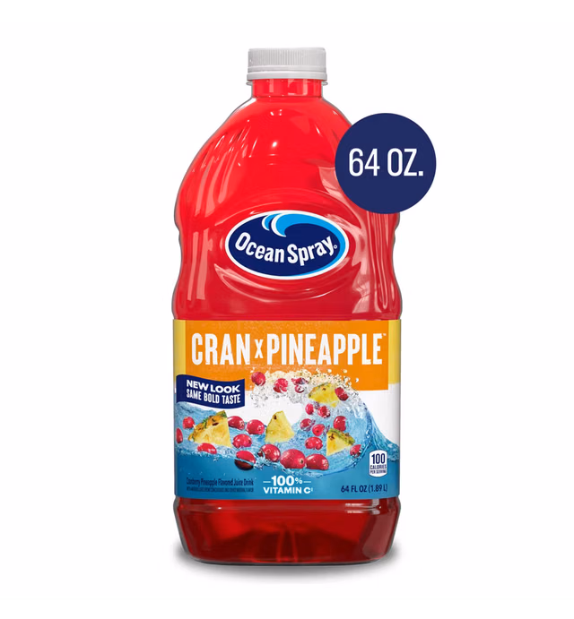 Ocean Spray Cranberry Pineapple Juice Cocktail - 64 fl oz Bottle