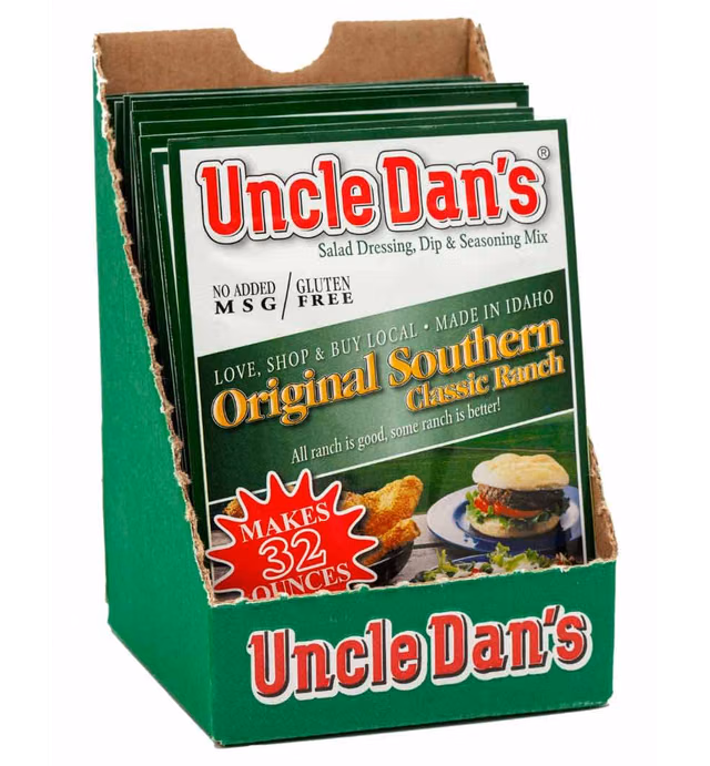 Uncle Dan’s, Original Classic Ranch | Singles Case – 12 Count (Pack of 1)
