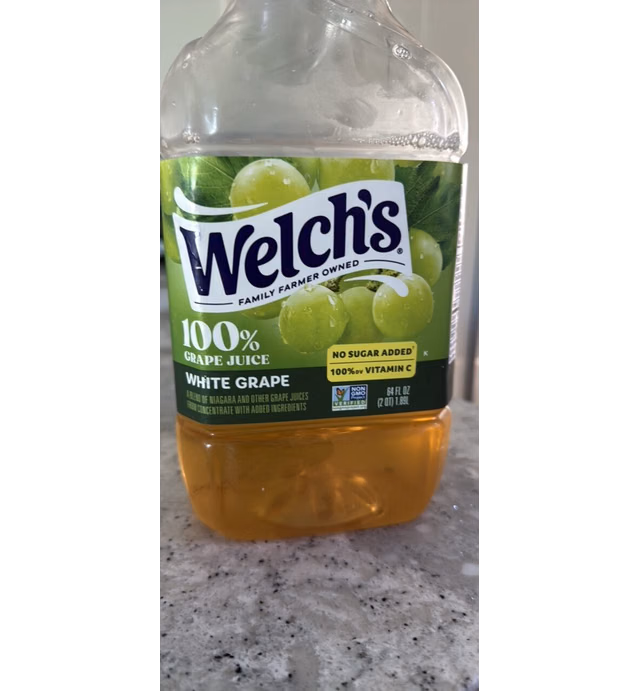 100% GRAPE JUICE WHITE GRAPE