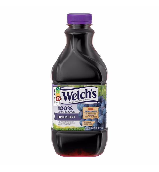 Welch's, 100% Juice Grape Healthy Heart, 46 Fl Oz Bottle