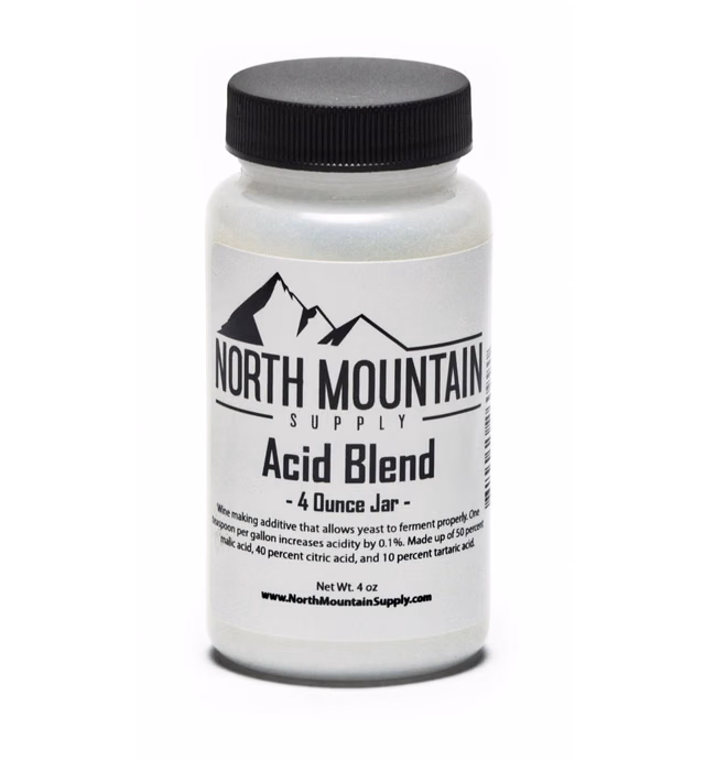 North Mountain Supply - AB-4oz Food Grade Acid Blend - 4 Ounce Jar