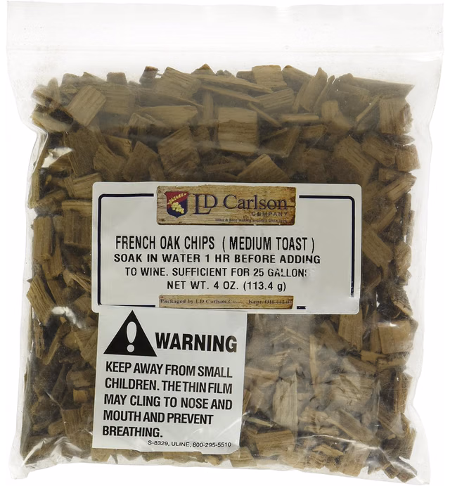 French Toasted Oak Chips 4 oz.