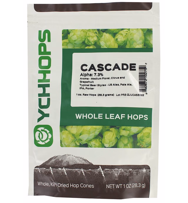 HopUnion 6I-E91H-F8YE RiteBrew - Cascade Pellet Hops - 1 oz.