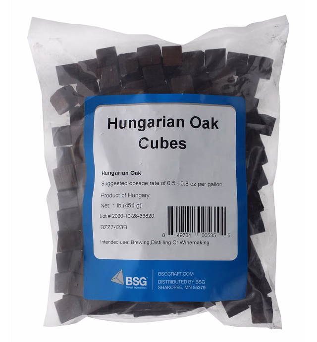 Hungarian Oak Cubes Medium Toast - 1 Pound