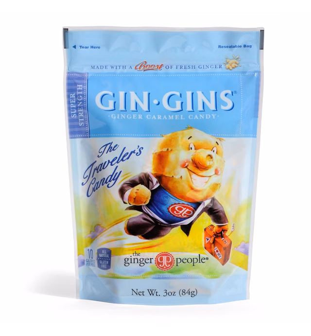 Ginger People Gin Gins Ginger Caramel Candy -- 3 oz