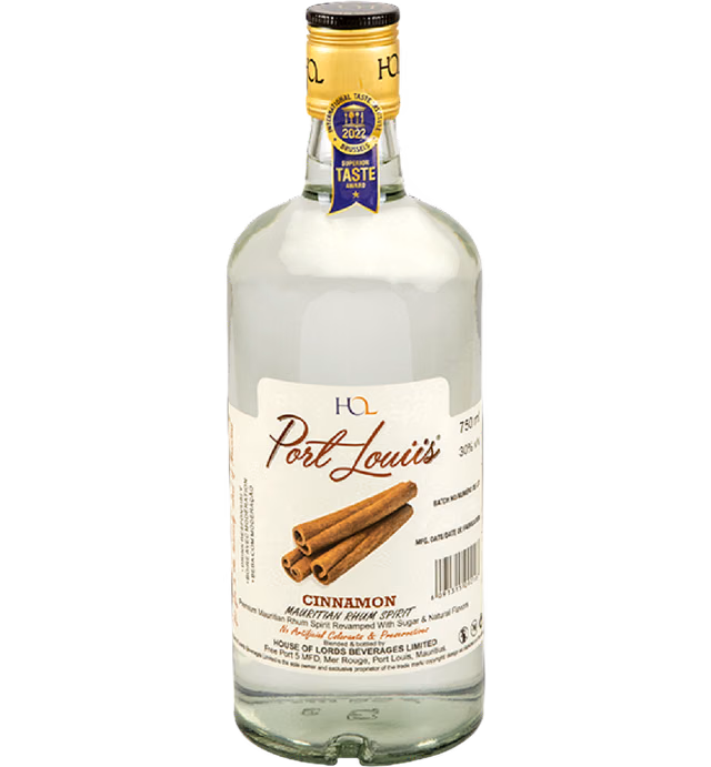 Port Louiis Cinnamon Mauritian Rhum Spirit