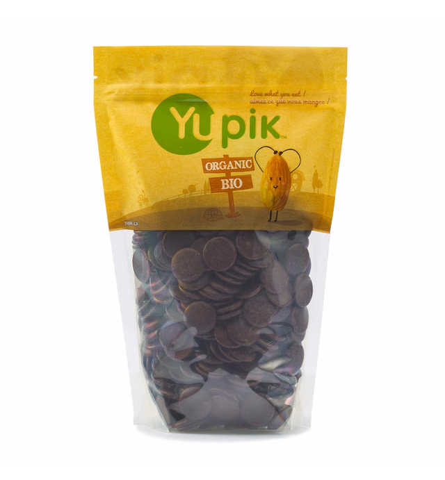 Yupik Organic Cocoa Liquor Wafers (100% Natural Cocoa Paste), 2.2 lb, Non-GMO, Vegan, Gluten-Free