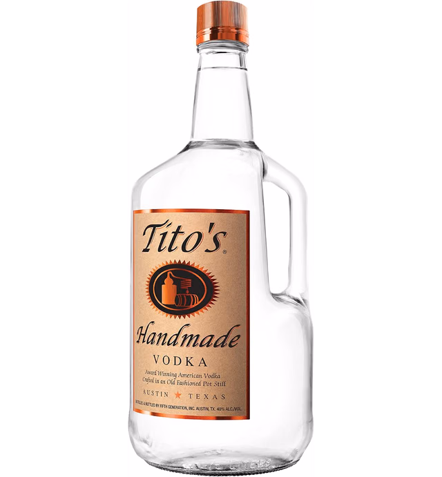 Tito's Handmade Vodka, 1.75 L, 80 Proof
