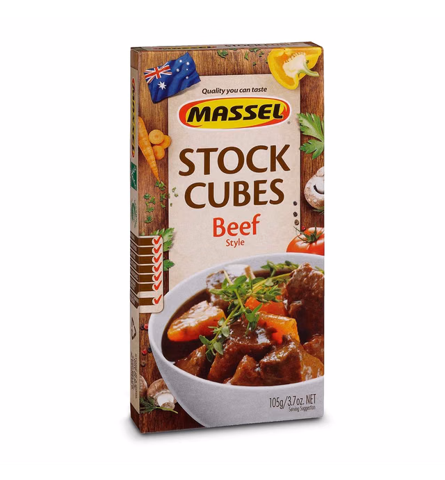 Massel, Ultracube Stock Cubes - Gluten-Free, Beef Style Broth - 105g, Pack of 1, Soup Stock