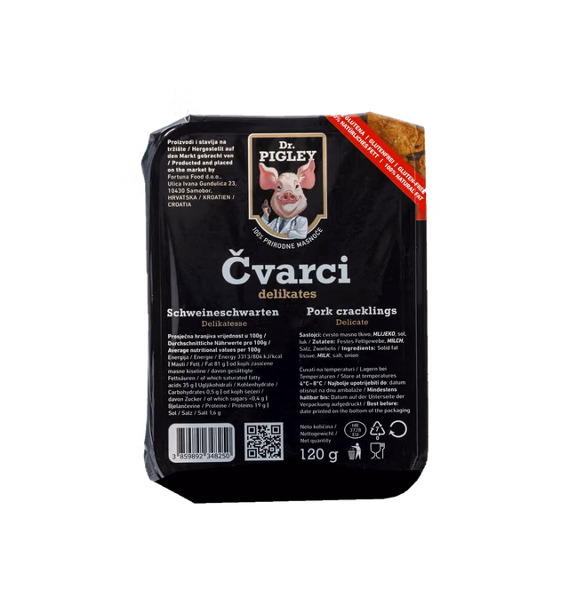DELICATESSE DR.PIGLEY ČVARCI 120G