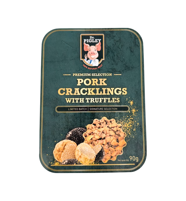 Dr.Pigley Cracklings with truffles 90g (Dr.Pigley Čvarci s tartufima 90g)