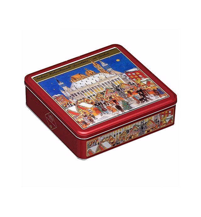 Lambertz Christmas Market Gingerbread Assortment 1.1 Pound/500 g