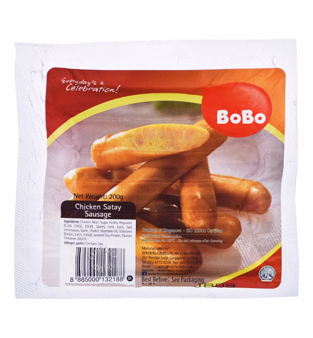 BoBo Chicken Sausage - Satay