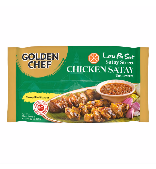 Golden Chef Lau Pa Sat Satay Street - Chicken (Unskewered)