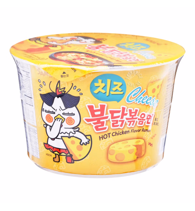 Samyang Hot Chicken Instant Ramen - Cheese (Bowl)