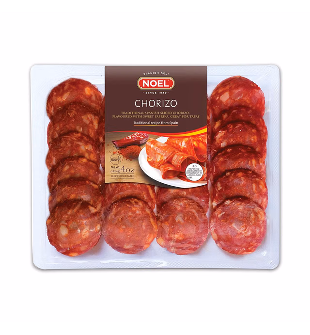 Noel Sliced Chorizo, 4 oz