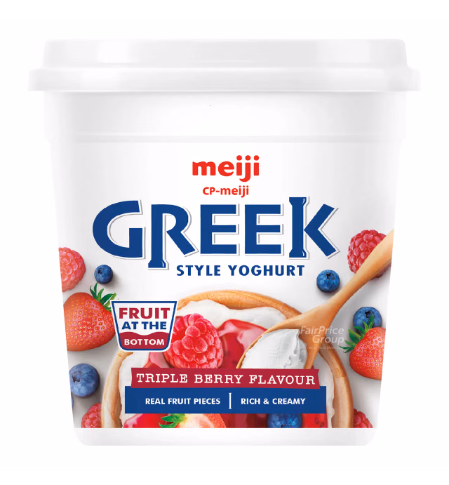 Meiji Greek Style Yoghurt - Triple Berry