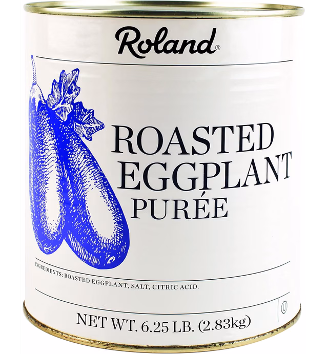 Roland Foods Roasted Eggplant Puree, Specialty Imported Food, 6-Pound Can