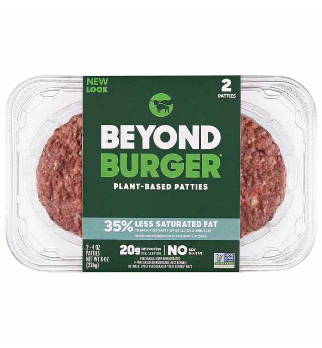 Beyond Meat Beyond Burger Plant-Based Patties 2 pk, 8 oz (Frozen)