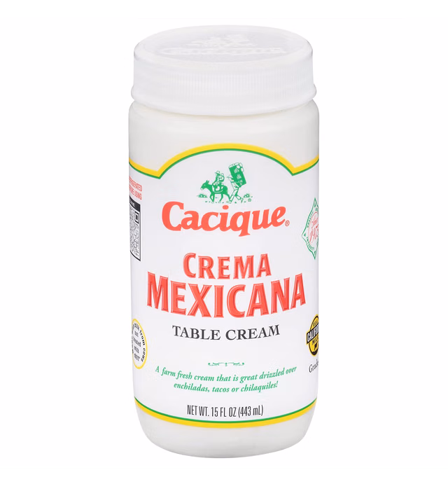 Cacique Crema Mexicana - Table Cream, 15oz