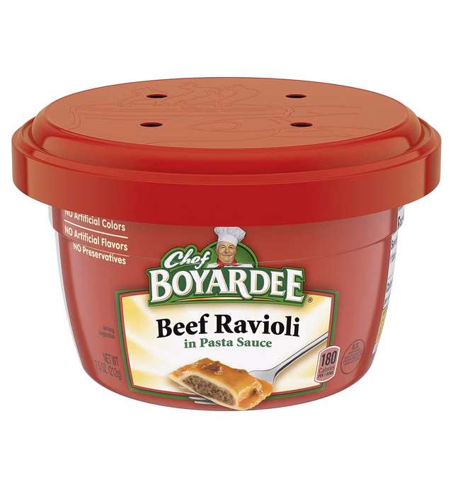 Chef Boyardee Beef in Pasta Sauce Ravioli, 7.5 Ounce (Pack of 12)