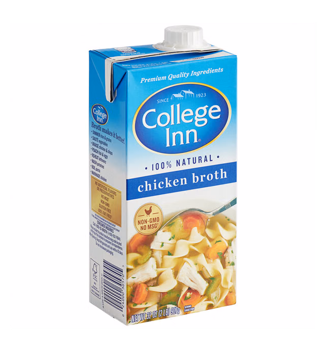 College Inn 32 oz. Chicken Broth - 12/Case