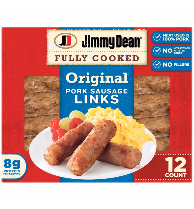 Jimmy Dean Original Pork Sausage Links - 9.6oz/12ct