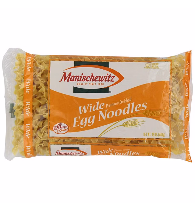 Manischewitz Wide Egg Noodles - 12oz