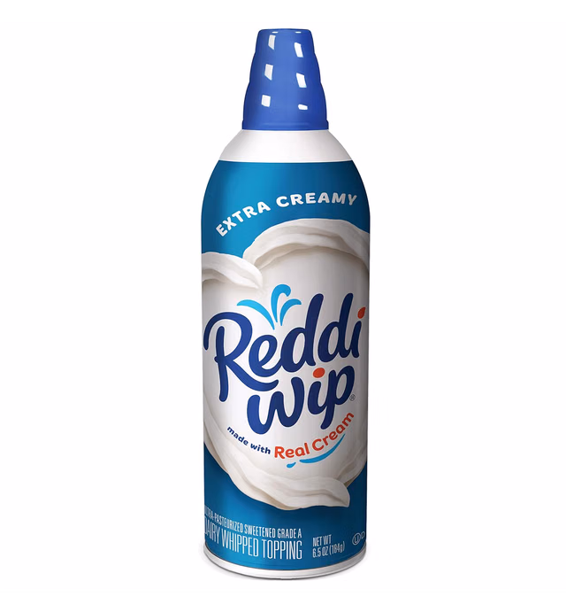 Reddi-wip Extra Creamy Whipped Dairy Cream Topping, Keto Friendly, 6.5 oz