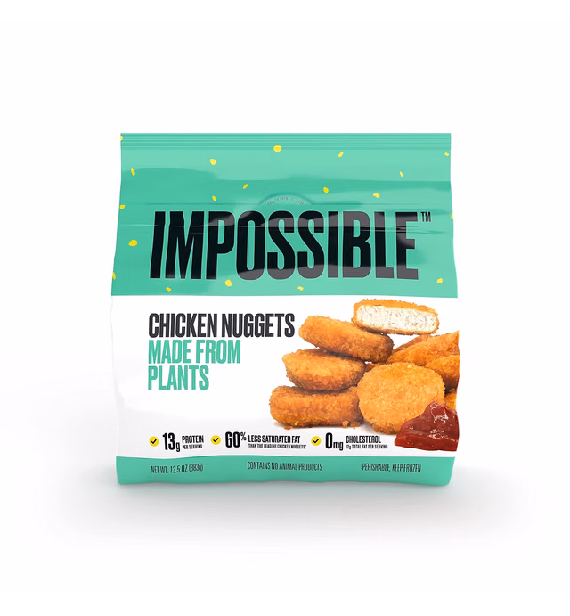 Impossible™ Chicken Nuggets Made From Plants, Frozen, Fully Cooked,13.5 oz